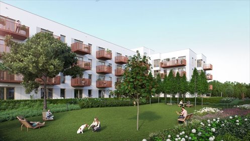 Nowoczesne 1-pokojowe mieszkanie z balkonem (28,7 m²) mieszkanie Julianów, Architektów