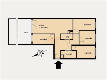 mieszkanie na sprzedaż 91m2 mieszkanie Wrocław, Krzyki, Klecina, Przyjaźni