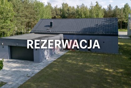 Nowoczesny dom pasywny 237 m2 z dużym tarasem dom Krasienin-Kolonia