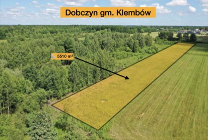 działka na sprzedaż 5510m2 działka Dobczyn