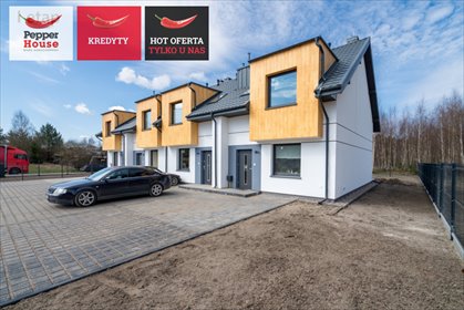 Nowoczesny segment bliźniaków 88,98 m2, wysoki standard dom Bojano, Lesoki