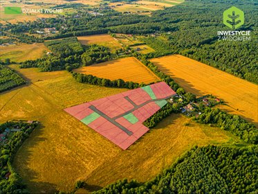 działka na sprzedaż 802m2 działka Szczenurze, Twoja przestrzeń nad morzem – działki w malowniczym Szczenurzu, Leśna Polana
