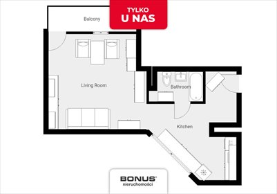 Zapraszam do wynajęcia 38,5 m² w Gdańsku - nowoczesne, w pełni wyposażone! mieszkanie Gdańsk, Orunia Górna, gen. Leopolda Okulickiego
