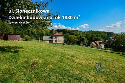 Działka 1834 m² z widokiem i dobrym dojazdem działka Żywiec, Oczków