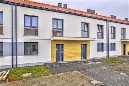 Szeregówka 95m² z ogrodem, nowoczesne osiedle, blisko Wrocławia dom Nadolice Małe