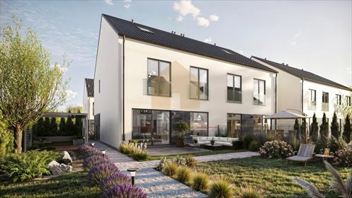 Nowoczesny dom z dużym ogrodem i systemem Smart Home dom Iwiny