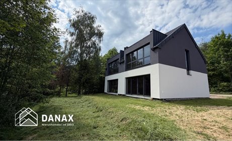 Dom bliźniak z indywidualnym projektem, stan surowy zamknięty dom Libertów
