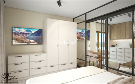 Apartament inwestycyjny z widokiem na Tatry - 44,59 m² z balkonem mieszkanie Bukowina Tatrzańska, Tatrzańska