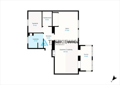mieszkanie na sprzedaż 70m2 mieszkanie Kościerzyna