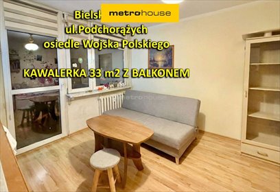 Przytulne 32,8 m² z balkonem i widokiem na zieleń mieszkanie Bielsko-Biała, Podchorążych