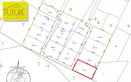 działka na sprzedaż 1162m2 działka Liksajny
