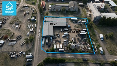 Na sprzedaż hala przemysłowo-usługowa 335 m² z zapleczem biurowo-socjalnym lokal użytkowy Góra, Liliowa