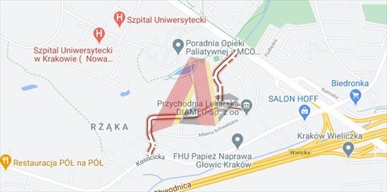 działka na sprzedaż 2350m2 działka Kraków, Podgórze, Prokocim, Rydygiera