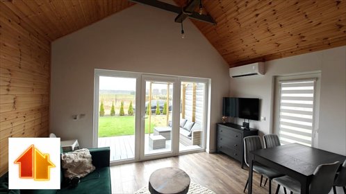 Urokliwa letniskowa chatka 35 m2 z tarasem i antresolą dom Stary Lubiel