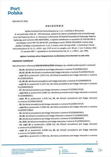 działka na wynajem 679831m2 działka Duninopol