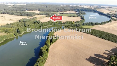 Na sprzedaż malownicza działka rolna 8 321 m² nad jeziorem działka Łążyn
