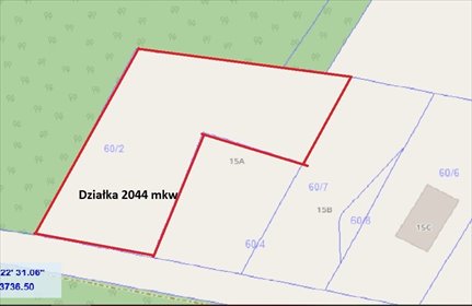 działka na sprzedaż 2044m2 działka Strzelce