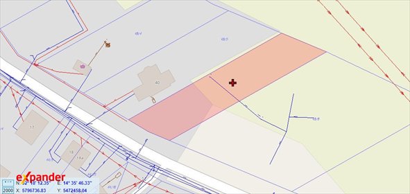 Działka budowlana 1868 m2 z projektem i przyłączami działka Świecko