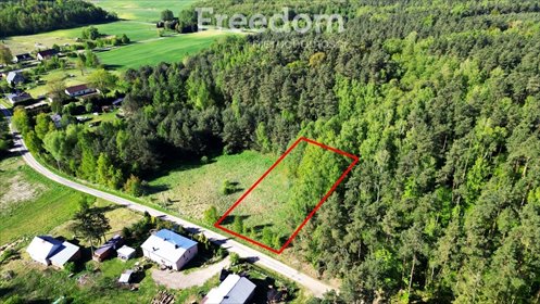 Działka 3000 m² z mediami - dostęp do lasu i jeziora działka Wilczany