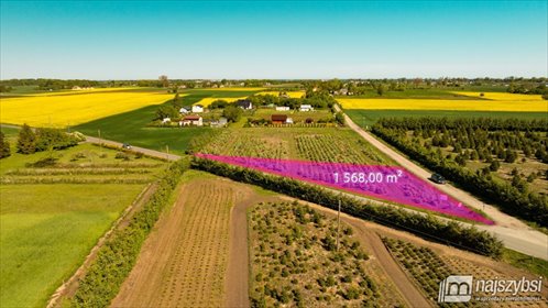 działka na sprzedaż 1568m2 działka Będzinko