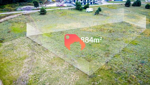 działka na sprzedaż 884m2 działka Prądocin, Jaśminowa