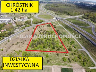 działka na sprzedaż 14200m2 działka Chróstnik