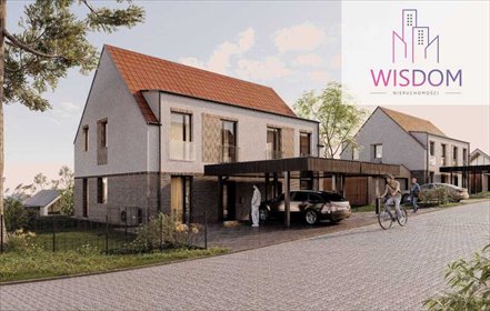 Dom bliźniaczy 80,59 m² z ogrodem 379 m² - polecam dom Nikielkowo