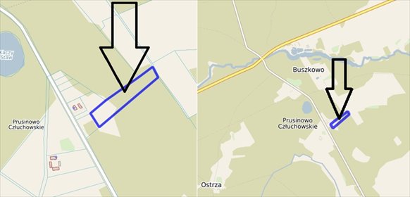 działka na sprzedaż 58800m2 działka Prusinowo