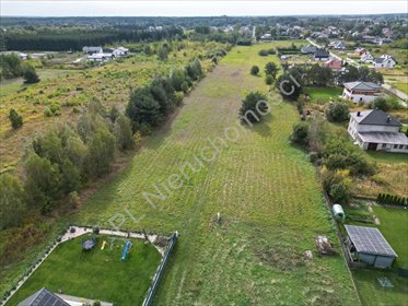 Działka 1000 m² w Ruscu - media, pierwsza linia działka Rusiec
