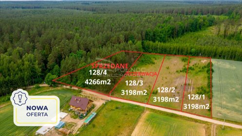 działka na sprzedaż 3198m2 działka Kopisk