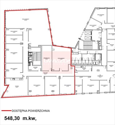 lokal użytkowy na wynajem 548m2 lokal użytkowy Warszawa, Mokotów