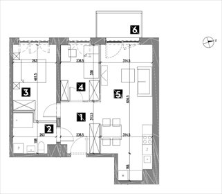 mieszkanie na sprzedaż 56m2 mieszkanie Wrocław, Nowodworska