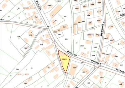 działka na sprzedaż 1212m2 działka Szczecin, Pyrzycka