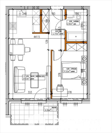 mieszkanie na sprzedaż 42m2 mieszkanie Zambrów, Generała Stefana Kosseckiego