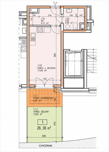 Lokal użytkowy 26,4 m² w Katowicach - polecam lokal użytkowy Katowice, Bogucice, Karoliny