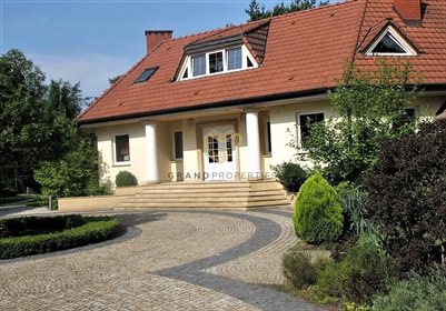 Luksusowa rezydencja z basenem i wysokim standardem dom Warszawa, Wawer