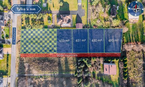 działka na sprzedaż 651m2 działka Częstochowa, Mirów, Turystyczna