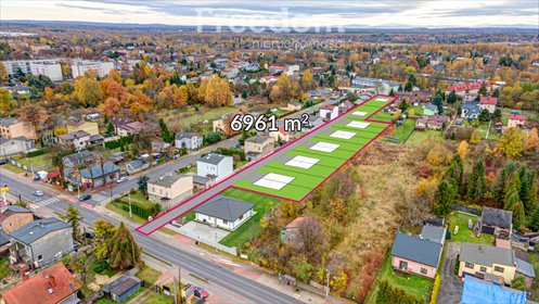 działka na sprzedaż 6961m2 działka Dąbrowa Górnicza, Oddziału AK Ordona