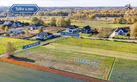 działka na sprzedaż 1000m2 działka Klepaczka, Słoneczna