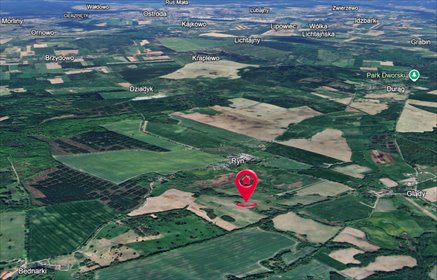 Działka pod Ostródą z możliwością podziału na 3, idealna pod inwestycję działka Ostróda