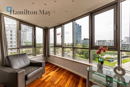 Zapraszam do wynajmu 120 m² apartamentu z garażem i panoramicznym widokiem mieszkanie Warszawa, Śródmieście, Zygmunta Słomińskiego