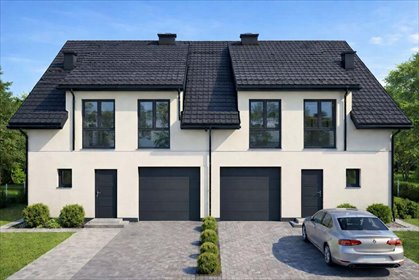 Nowoczesny bliźniak z garażem, 5 pokoi, ogrzewanie podłogowe dom Sędziszów Małopolski, Niepodległości