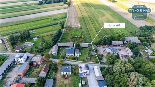 Działka z zabudowaniami w Tarnówce – 1300 m², pełna własność działka Tarnówka
