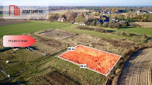 Działka 1085 m² z mediami i planem - polecam działka Kałowice