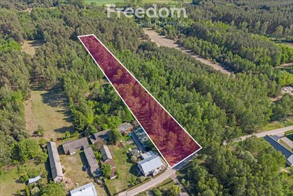 Sprzedam działkę 5621 m² z projektem dwóch domów w Lipinach działka Lipiny