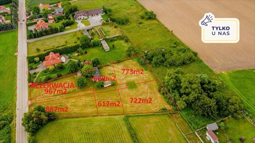 działka na sprzedaż 617m2 działka Stare Kupiski, Armii Krajowej