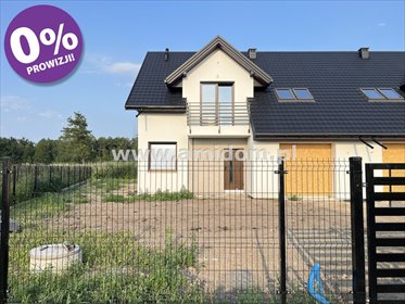 Nowoczesny bliźniak 154 m2 z garażem i dużą działką dom Dobczyn