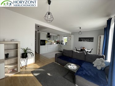 Nowoczesny bliźniak 101m2 z tarasem i 4 sypialniami dom Leźno