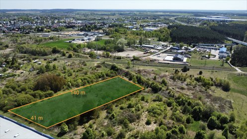 Działka pod magazyn 41x140 m Sulechów działka Brzezie K. Sulechowa