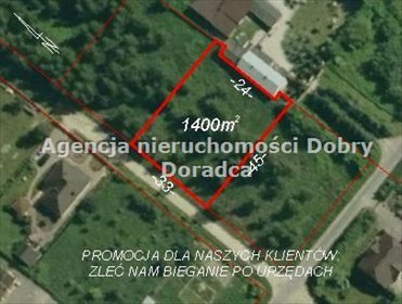 działka na sprzedaż 1400m2 działka Żabia Wola, Jastrzębnik, Mazowieckie Pola